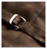 Tan Herringbone Wool and Satin Waistcoat